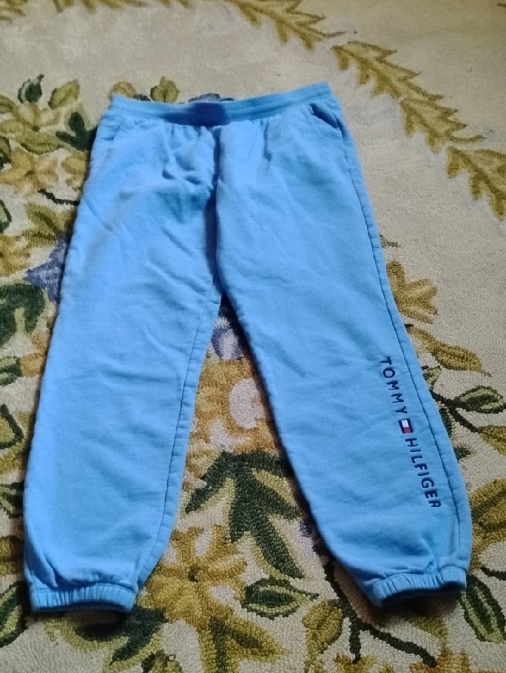 Tommy Hilfiger Kids Blue Jogger Sweatpants with Logo